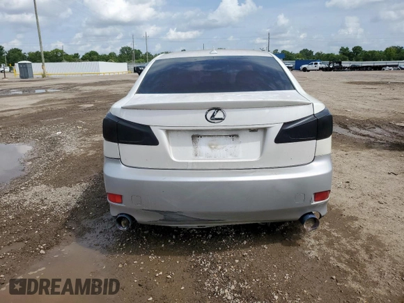 2009 Lexus IS 250 with VIN JTHBK262395093408, listed as a Copart auction lot 64627095 with 184,822 mi miles and Clean title. Bid and sale history available at DreamBid. Image 6.
