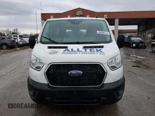 2021 Ford Transit Cargo with VIN 1FTBR1Y84MKA43992, listed as a Copart auction lot 54079785 with 66,124 mi miles and Salvage Title. Bid and sale history available at carsss.com. Image 5.