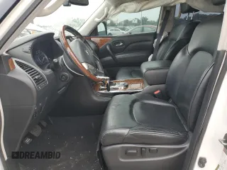 2018 Infiniti QX80 with VIN JN8AZ2NFXJ9663645, listed as a Copart auction lot 64206854 with 91,809 mi miles and Clean Title. Bid and sale history available at carsss.com. Image 7.