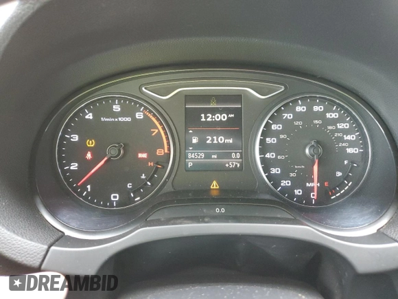 2015 Audi A3 1.8T Premium with VIN WAU6CLFF4F1133245, listed as a Copart auction lot 45140505 with 84,529 mi miles and Salvage Title. Bid and sale history available at carsss.com. Image 9.