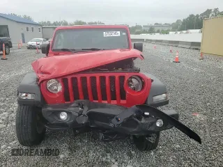 2020 Jeep Wrangler Unlimited Sport S with VIN 1C4HJXDN5LW172959, listed as a Copart auction lot 57532145 with 63,243 mi miles and Salvage title. Bid and sale history available at DreamBid. Image 14.