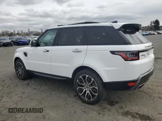2022 Land Rover Range Rover Sport HSE Silver Edition with VIN SALWR2SU0NA203900, listed as a Copart auction lot 47750885 with 8,415 mi miles and Salvage title. Bid and sale history available at DreamBid. Image 2.
