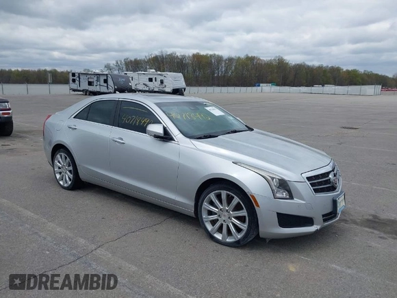 2014 Cadillac ATS Luxury AWD with VIN 1G6AH5SX9E0190881, listed as a IAAI auction lot 40718492 with 65,666 mi miles and . Bid and sale history available at carsss.com. Image 1.