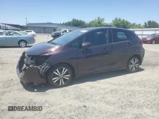 2015 Honda Fit EX-L with VIN 3HGGK5H89FM735910, listed as a Copart auction lot 63123735 with 90,230 mi miles and Salvage title. Bid and sale history available at DreamBid. Image 1.