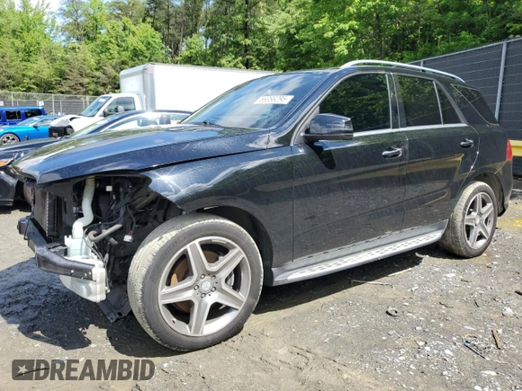 2016 Mercedes-Benz GLE 400 z VIN 4JGDA5GB1GA627194, wystawiony jako Copart lot #56386295 z przebiegiem 61 716 mil mil oraz Szkoda całkowita • Salvage title. Historia ofert i sprzedaży dostępna na DreamBid. Obrazek 1.