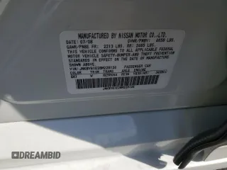 2008 Infiniti G35 Journey with VIN JNKBV61E28M228124, listed as a Copart auction lot 52823565 with 88,684 mi miles and Salvage Title. Bid and sale history available at DreamBid. Image 12.