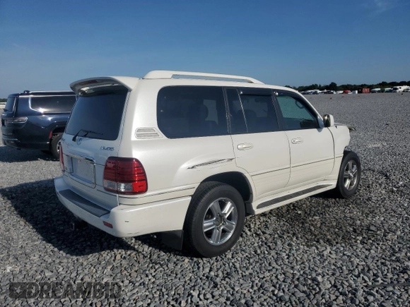2006 Lexus LX 470 z VIN JTJHT00W864007291, wystawiony jako Copart lot #57331555 z przebiegiem 142 194 mil mil oraz Szkoda całkowita • Salvage title. Historia ofert i sprzedaży dostępna na DreamBid. Obrazek 3.