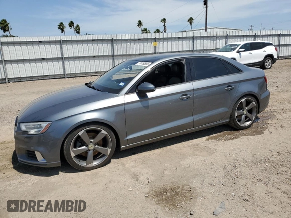 2017 Audi A3 Premium with VIN WAUAUGFF3H1028262, listed as a Copart auction lot 51419595 with Not provided miles and Salvage title. Bid and sale history available at DreamBid. Image 1.