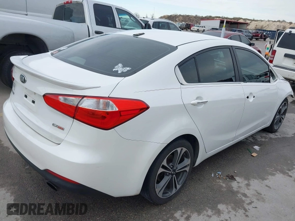 2014 Kia Forte EX with VIN KNAFX4A88E5089308, listed as a IAAI auction lot 41652732 with 226,130 mi miles. Bid and sale history available at carsss.com. Image 4.