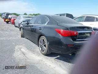2017 Infiniti Q50 3.0t Premium with VIN JN1EV7AP7HM735786, listed as a IAAI auction lot 41696859 with 75,548 mi miles. Bid and sale history available at carsss.com. Image 3.