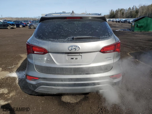 2017 Hyundai Santa Fe Sport Luxury with VIN 5XYZUDLB1HG459348, listed as a Copart auction lot 48674315 with 113,795 mi miles and Clean Title. Bid and sale history available at carsss.com. Image 6.