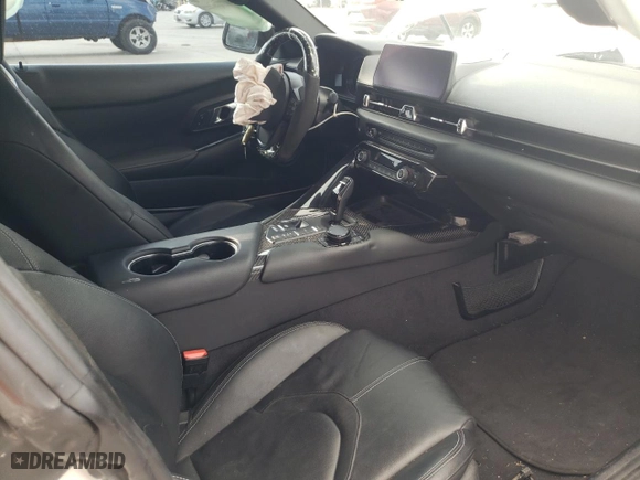 2020 Toyota GR Supra 3.0 with VIN WZ1DB4C09LW028428, listed as a Copart auction lot 50185354 with 0 mi miles. Bid and sale history available at carsss.com. Image 8.