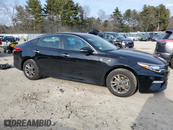 2020 Kia Optima LX with VIN 5XXGT4L37LG436947, listed as a Copart auction lot 48415885 with 19,325 mi miles and Salvage Title. Bid and sale history available at carsss.com. Image 4.