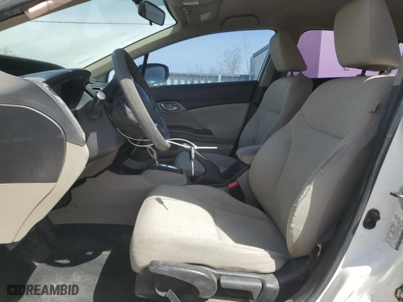 2014 Honda Civic Sedan LX with VIN 2HGFB2F51EH507450, listed as a Copart auction lot 51663335 with 185,305 mi miles and Salvage Title. Bid and sale history available at carsss.com. Image 7.
