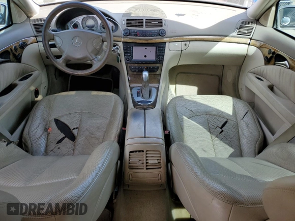 2005 Mercedes-Benz E 320 with VIN WDBUH65J15A653807, listed as a Copart auction lot 49731935 with 206,809 mi miles and Salvage Title. Bid and sale history available at DreamBid. Image 8.