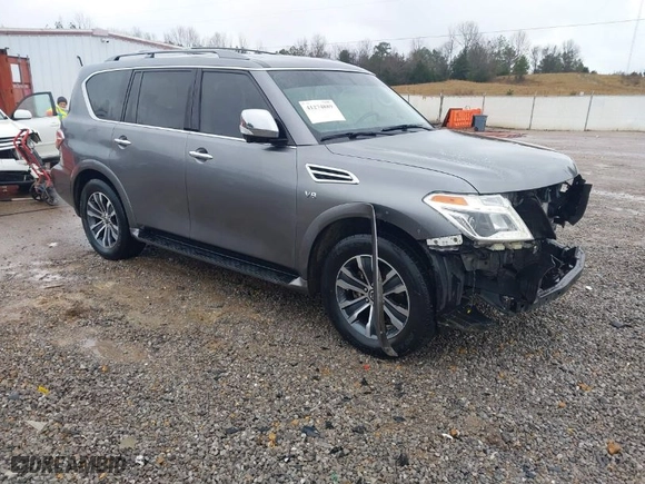 2019 Nissan Armada SL with VIN JN8AY2NDXK9094296, listed as a IAAI auction lot 41274889 with 74,300 mi miles. Bid and sale history available at carsss.com. Image 1.