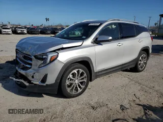 2018 GMC Terrain SLT with VIN 3GKALPEX4JL144329, listed as a Copart auction lot 47126445 with 27,538 mi miles and Salvage Title. Bid and sale history available at carsss.com. Image 1.