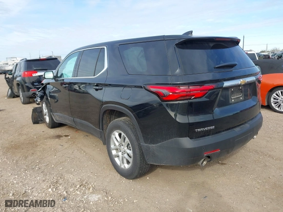 2023 Chevrolet Traverse LS with VIN 1GNERFKW3PJ115655, listed as a IAAI auction lot 41252152 with 30,126 mi miles. Bid and sale history available at carsss.com. Image 3.