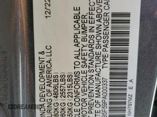 2023 Acura TLX w/A-Spec Package z VIN 19UUB5F59PA000337, wystawiony jako Copart lot #54822665 z przebiegiem 25 023 mil mil oraz Szkoda całkowita • Salvage title. Historia ofert i sprzedaży dostępna na DreamBid. Obrazek 12.