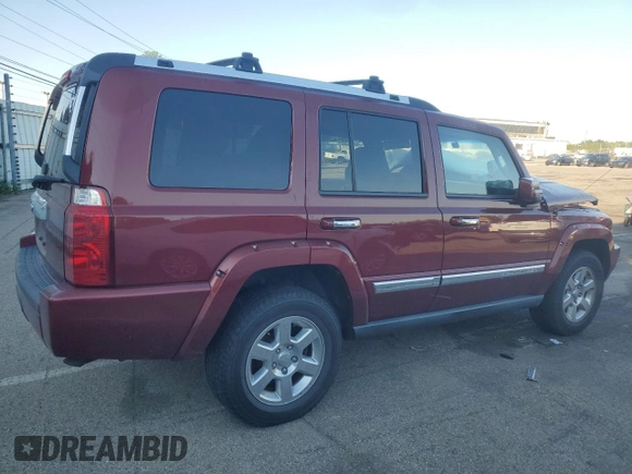 2008 Jeep Commander Overland with VIN 1J8HG68288C111423, listed as a Copart auction lot 66381584 with 191,527 mi miles and Salvage Title. Bid and sale history available at carsss.com. Image 3.