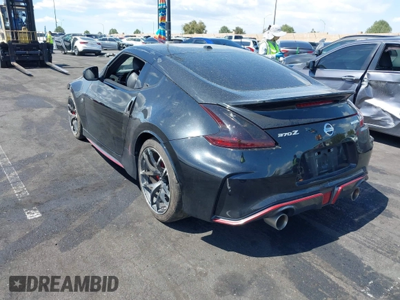 2019 Nissan 370Z Sport Touring with VIN JN1AZ4EH4KM420441, listed as a IAAI auction lot 41937742 with 80,784 mi miles and . Bid and sale history available at DreamBid. Image 3.