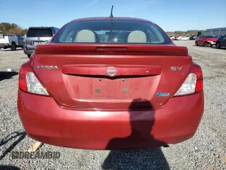 2014 Nissan Versa SV with VIN 3N1CN7AP9EL843193, listed as a Copart auction lot 79597814 with 183,308 mi miles and Salvage Title. Bid and sale history available at DreamBid. Image 6.