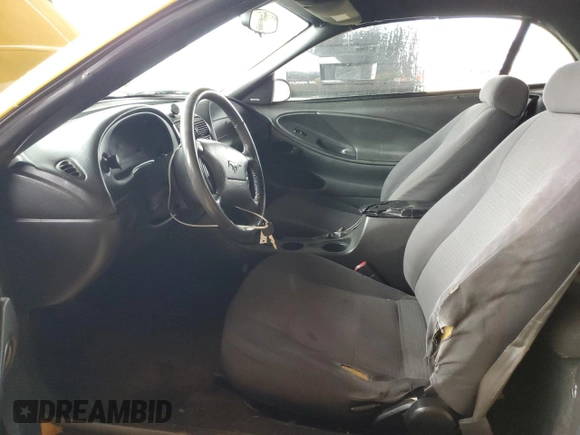 2004 Ford Mustang Deluxe with VIN 1FAFP444X4F116776, listed as a Copart auction lot 46214525 with 227,041 mi miles and Salvage Title. Bid and sale history available at carsss.com. Image 7.