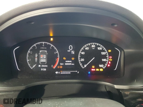 2024 Honda Civic Sport with VIN 2HGFE2F54RH560768, listed as a Copart auction lot 47355255 with 20,349 mi miles and Non Repairable. Bid and sale history available at DreamBid. Image 9.