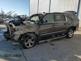 2017 Chevrolet Suburban LT with VIN 1GNSKHKC1HR140503, listed as a Copart auction lot 43959805 with 0 mi miles and Non Repairable. Bid and sale history available at carsss.com. Image 1.