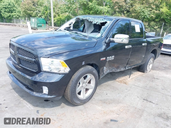 2017 Ram 1500 Express z VIN 3C6RR6KTXHG783074, wystawiony jako IAAI lot #42139881 z przebiegiem 158 633 mil mil oraz . Historia ofert i sprzedaży dostępna na DreamBid. Obrazek 2.