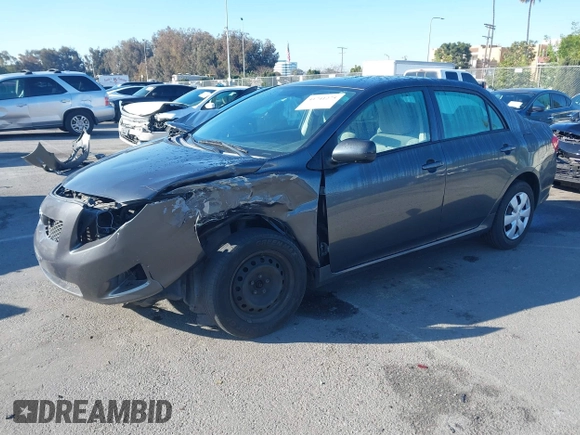 2009 Toyota Corolla with VIN 1NXBU40E09Z147694, listed as a IAAI auction lot 41741275 with 170,912 mi miles. Bid and sale history available at carsss.com. Image 2.