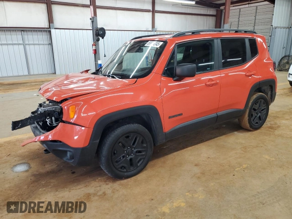 2020 Jeep Renegade Jeepster z VIN ZACNJBAB9LPL86959, wystawiony jako Copart lot #59903245 z przebiegiem 56 150 mil mil oraz Szkoda całkowita • Salvage title. Historia ofert i sprzedaży dostępna na DreamBid. Obrazek 1.