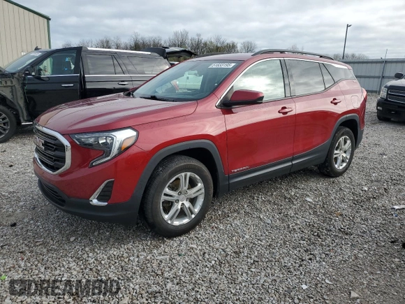 2019 GMC Terrain SLE with VIN 3GKALTEV8KL176032, listed as a Copart auction lot 51833195 with 71,626 mi miles and Salvage Title. Bid and sale history available at DreamBid. Image 1.