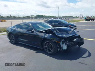 2019 Ford Mustang EcoBoost with VIN 1FA6P8TH4K5195697, listed as a IAAI auction lot 42249316 with 111,638 mi miles and . Bid and sale history available at DreamBid. Image 1.