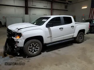 2022 GMC Canyon 4WD AT4 w/Leather with VIN 1GTG6FENXN1163390, listed as a Copart auction lot 88008805 with 35,491 mi miles and Salvage Title. Bid and sale history available at carsss.com. Image 1.
