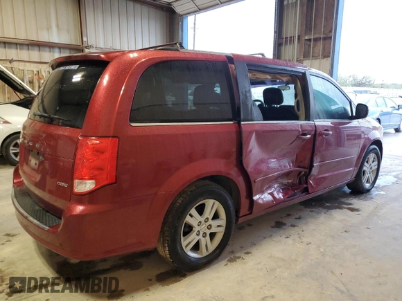 2011 Dodge Grand Caravan Crew with VIN 2D4RN5DG9BR606602, listed as a Copart auction lot 69881504 with 129,575 mi miles and Salvage Title. Bid and sale history available at DreamBid. Image 3.