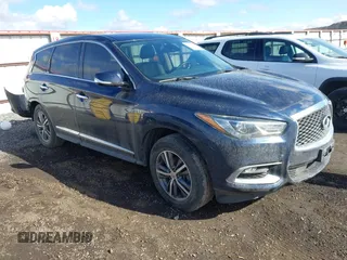 2020 Infiniti QX60 LUXE with VIN 5N1DL0MM0LC530960, listed as a IAAI auction lot 41718329 with 89,446 mi miles. Bid and sale history available at carsss.com. Image 1.