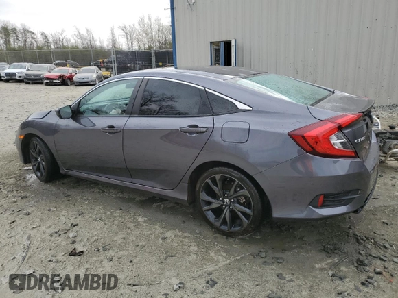 2021 Honda Civic Sport with VIN 2HGFC2F87MH544279, listed as a Copart auction lot 49745115 with 73,822 mi miles and Clean Title. Bid and sale history available at DreamBid. Image 2.