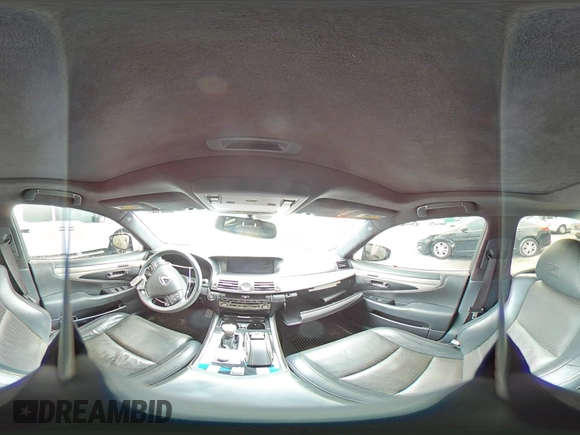2016 Lexus LS 460 with VIN JTHBL5EF9G5141462, listed as a Copart auction lot 59148345 with 121,060 mi miles and Salvage title. Bid and sale history available at DreamBid. Image 14.