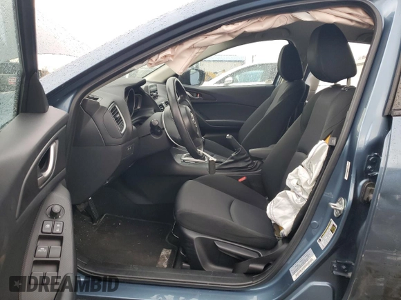 2015 Mazda 3 i SV with VIN JM1BM1T72F1246207, listed as a Copart auction lot 51022295 with 78,621 mi miles and Salvage Title. Bid and sale history available at carsss.com. Image 7.