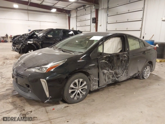 2022 Toyota Prius LE with VIN JTDL9MFU4N3035988, listed as a IAAI auction lot 41389054 with 56,633 mi miles. Bid and sale history available at carsss.com. Image 17.