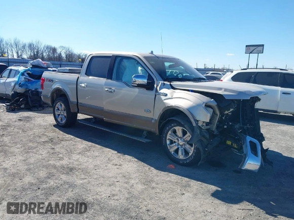 2018 Ford F-150 XL with VIN 1FTEW1E58JFB95844, listed as a IAAI auction lot 41396240 with 21,843 mi miles. Bid and sale history available at carsss.com. Image 1.