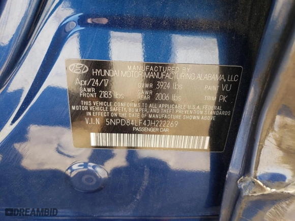 2018 Hyundai Elantra SEL with VIN 5NPD84LF4JH222269, listed as a Copart auction lot 50482805 with 141,778 mi miles and Salvage Title. Bid and sale history available at carsss.com. Image 14.