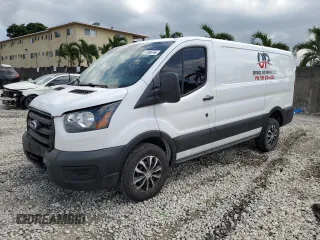 2020 Ford Transit Cargo with VIN 1FTBR1Y82LKA74222, listed as a Copart auction lot 71388744 with 42,511 mi miles and Salvage Title. Bid and sale history available at DreamBid. Image 1.