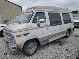 1991 Chevrolet Chevy Van z VIN 1GBEG25K9M7125247, wystawiony jako Copart lot #75549674 z przebiegiem 108 756 mil mil oraz Czysty tytuł • Clean title. Historia ofert i sprzedaży dostępna na DreamBid. Obrazek 1.