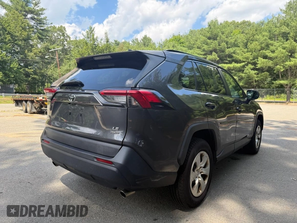 2019 Toyota RAV4 LE with VIN 2T3F1RFV3KW036293, listed as a Copart auction lot 65274055 with 170,563 mi miles and Clean title. Bid and sale history available at DreamBid. Image 4.
