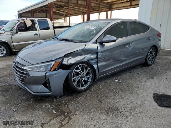 2019 Hyundai Elantra SEL with VIN 5NPD84LF0KH451355, listed as a Copart auction lot 87553415 with 65,498 mi miles and Non Repairable. Bid and sale history available at carsss.com. Image 1.