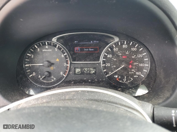 2015 Nissan Altima 2.5 SV with VIN 1N4AL3AP5FC225844, listed as a Copart auction lot 52848475 with 170,775 mi miles and Salvage Title. Bid and sale history available at carsss.com. Image 9.