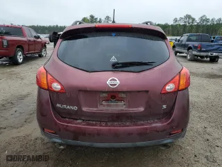 2009 Nissan Murano S with VIN JN8AZ18U39W004632, listed as a Copart auction lot 50890315 with 185,907 mi miles and Salvage Title. Bid and sale history available at carsss.com. Image 6.