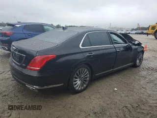 2018 Genesis G90 Premium with VIN KMHG34JA4JU046831, listed as a Copart auction lot 71627693 with 38,207 mi miles and . Bid and sale history available at carsss.com. Image 3.